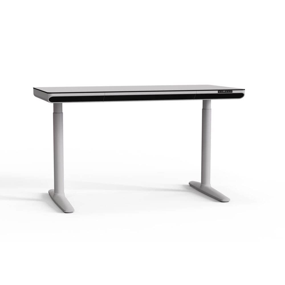 LUNA Electric Standing Desk (White)